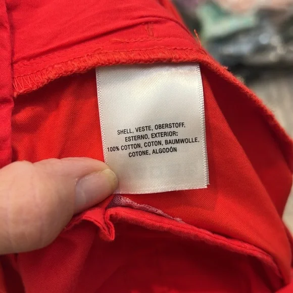 Anthropologie Red Wide Leg Pants - Picture 11 of 11